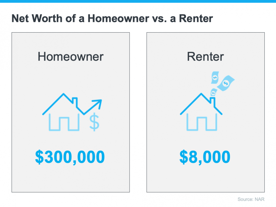 Net worth homeowner vs renter